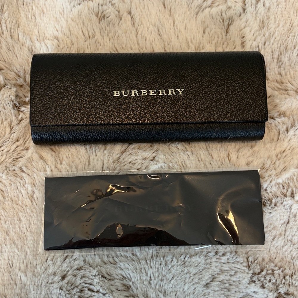 Burberry Black Glasses Case with New Lens Cloth